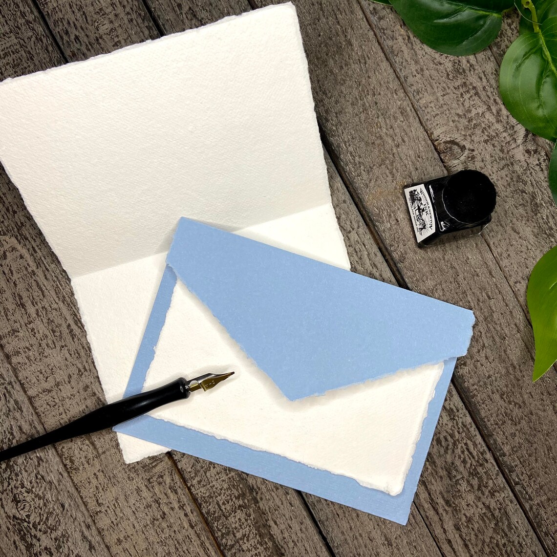 deckle edge blank cards