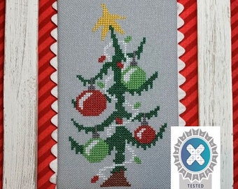 The Bent Christmas Tree Cross Stitch Pattern