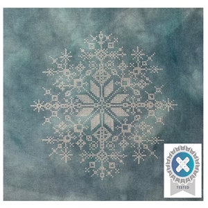 Winter Snowflake cross stitch pattern