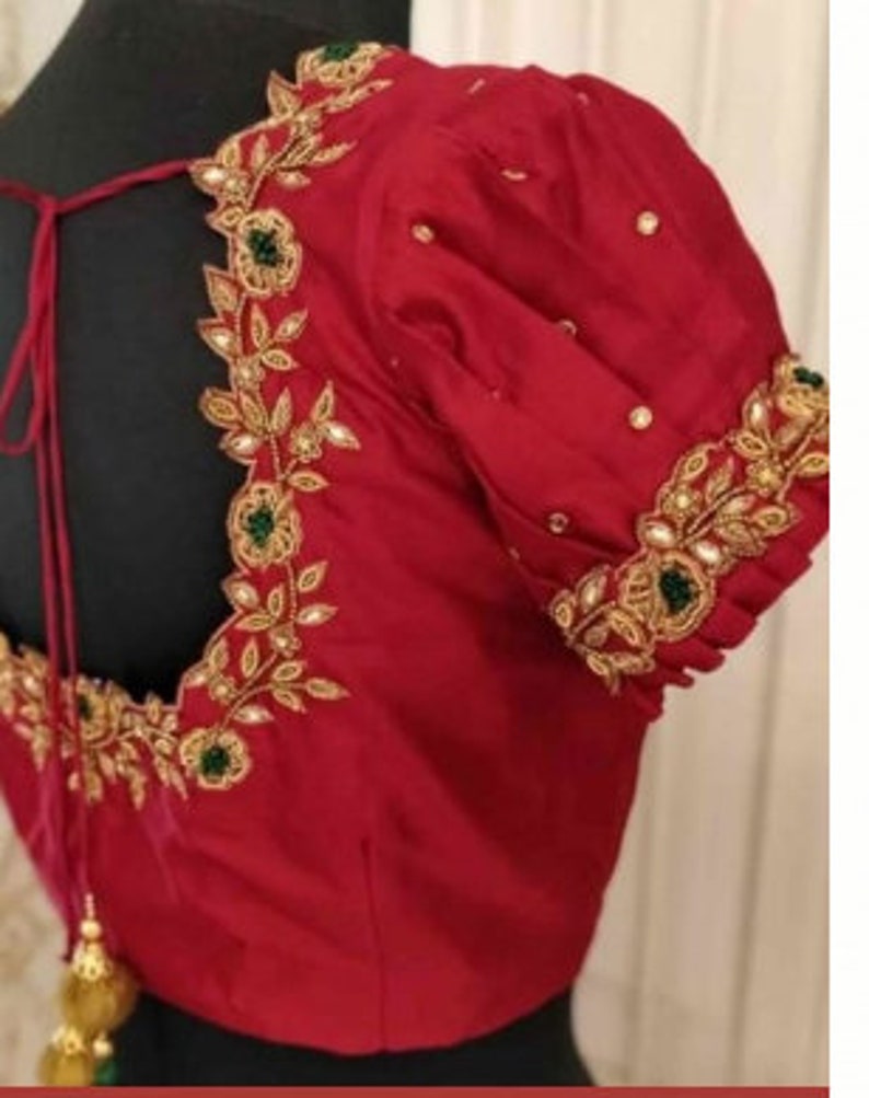 Maggam Work Blouse Tailoring Service by Price Saree Blouse Etsy