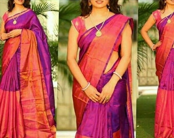 Uppada Pattu Half Tissue Saree ,Uppada Pattu Saree, Pure Uppada Saree