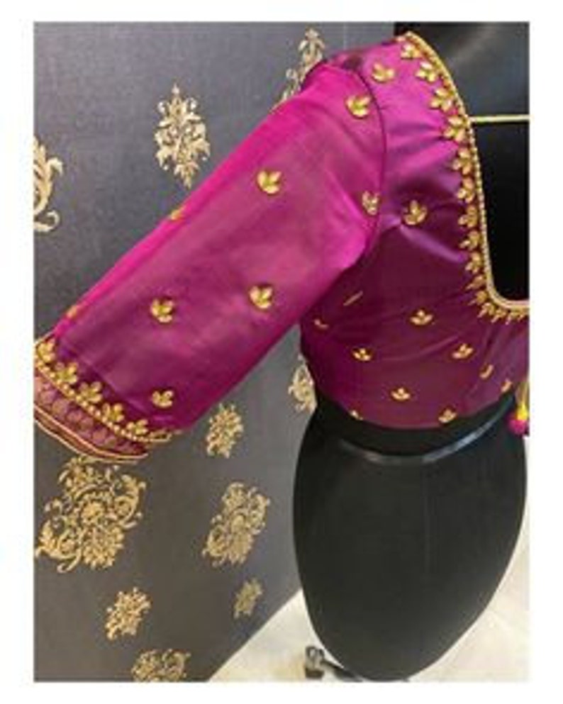 Maggam Work Blouse Tailoring Service by Price Saree Blouse Etsy