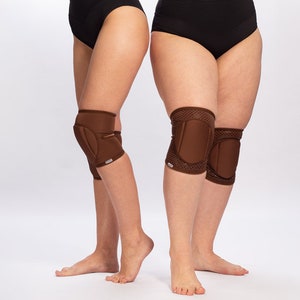 Volleyball and Basketball Knee Pads | Soft Knee Pads with Grip | Dance Accessories | Grip Knee Pads for Exotic Moves | Pole Dance