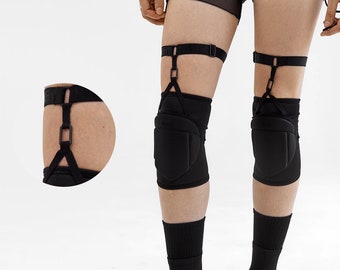Black knee pads, Twerk dance knee pads, pole dance costume, knee pads,  pole dance wear, dance accessories, mother's day