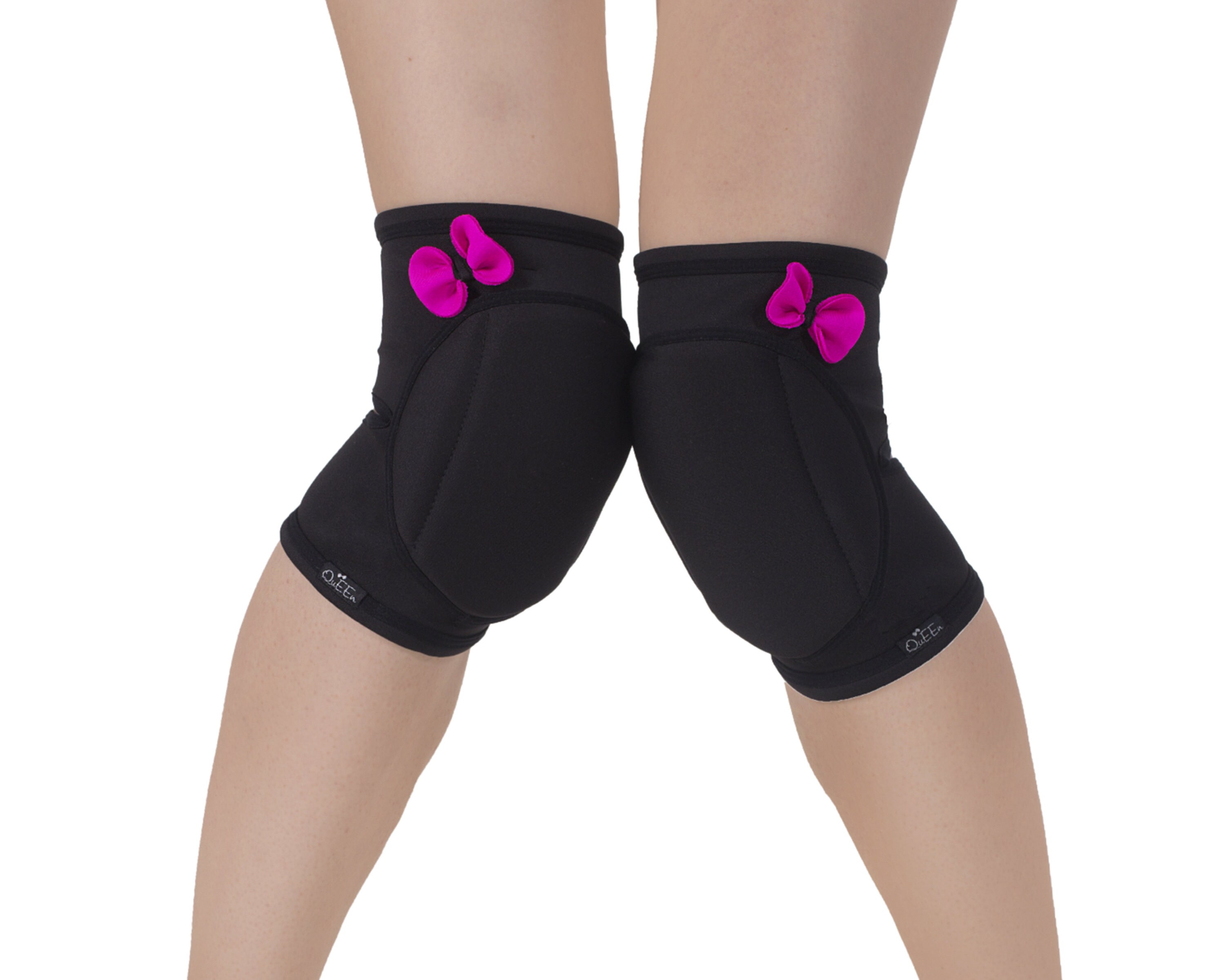 Pretty black knee pads for dancers. Cute gift for the pole Etsy
