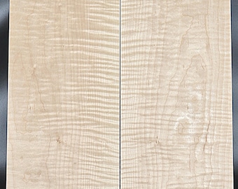 Curly Maple Bookmatched Board Set – Ideal for Custom Woodwork