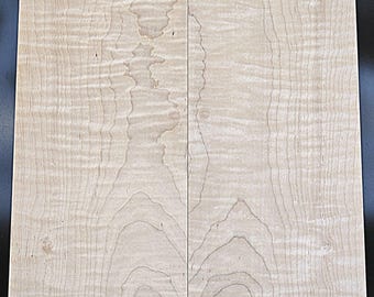 Curly Maple Bookmatched Board Set – Ideal for Custom Woodwork