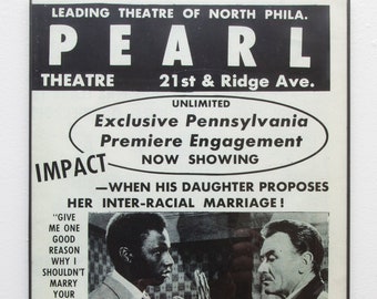 The original Pearl Theatre Movie Poster 11x17