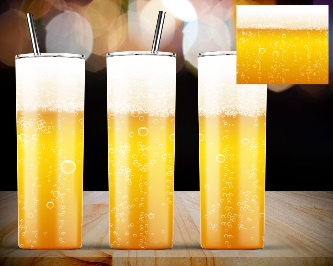 Beer Tumbler Design For 20 Oz Skinny Tumbler Sublimation Etsy