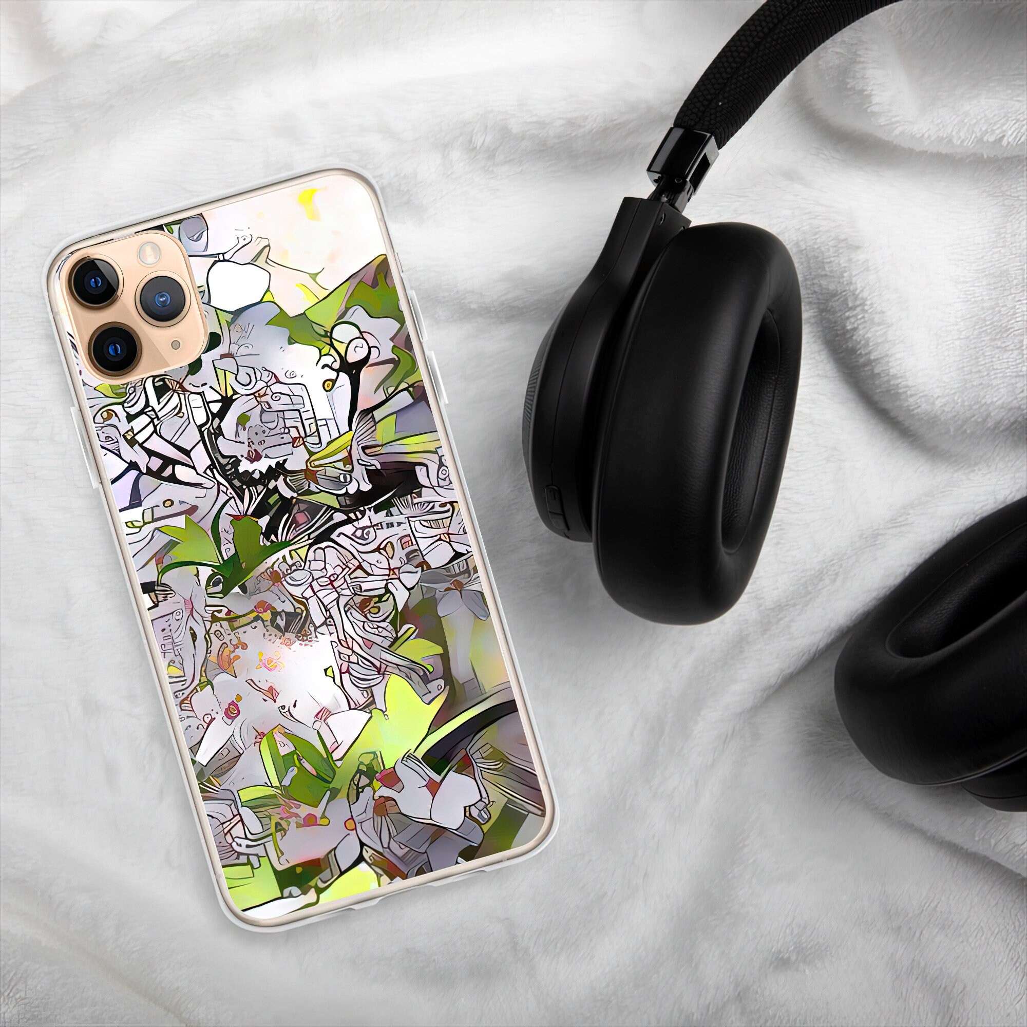 Floral iPhone case cute aesthetic protective case for Etsy