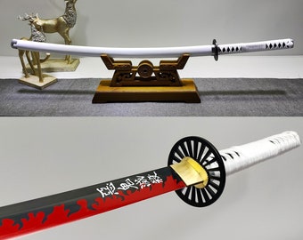 Espadas de anime personalizadas, espadas de anime hechas a mano reales, katana cosplay, réplica de espadas de anime, katana real, espadas reales, Full Tang, artesanías