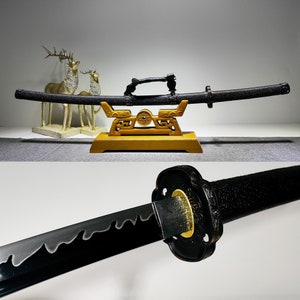 Handicraft collection， collectibles, handmade Japanese samurai swords,  high-performance exquisite long katana, full Tang katana