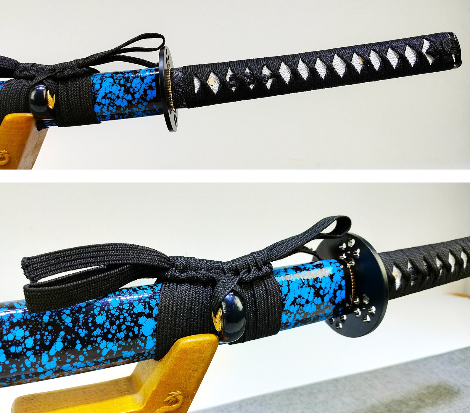 Blue Blade 1095 Steel Special Quenching Burning Blade Etsy