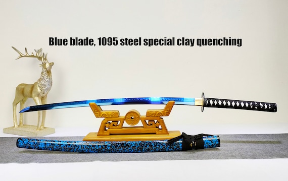 Handicraft Collection，blue Blade 1095 Steel Special Quenching