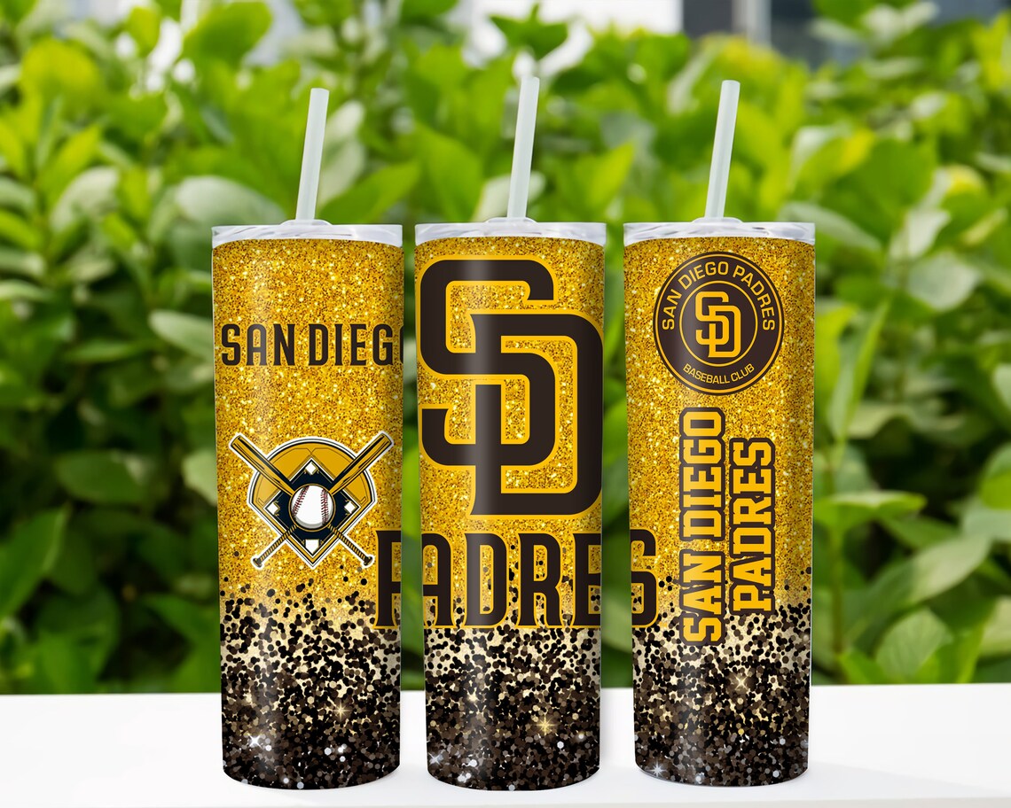 San Diego Padres Tumbler MLB Tumbler Padres PNG Baseball Etsy