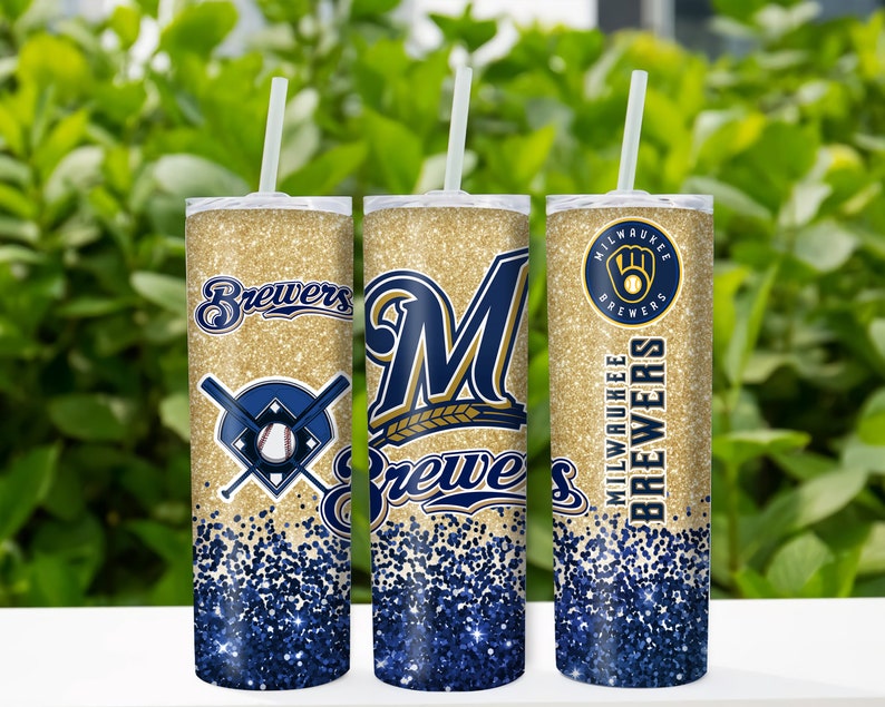 Milwaukee Brewers Tumbler MLB Tumbler Brewers PNG Baseball Etsy
