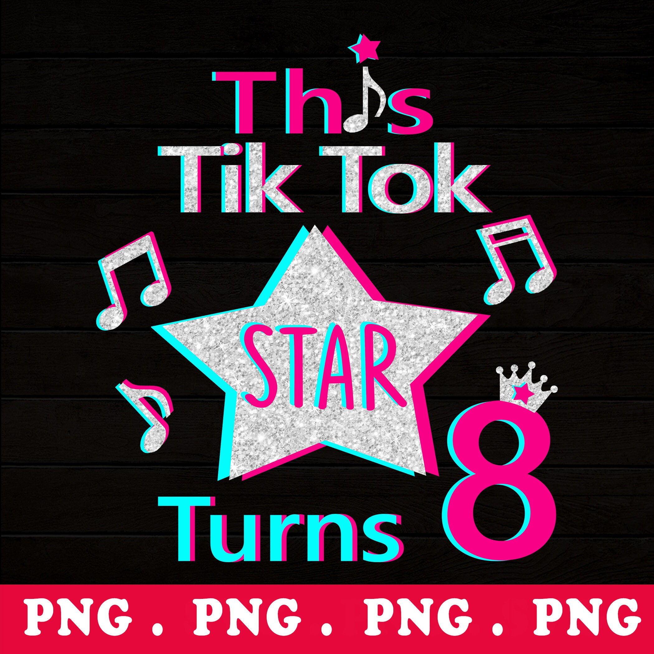 This Tiktok Star Turns 8 Tiktoker Princess Png Tik Tok Etsy This Tiktok Star Turns 8 Tiktoker Princess Png Tik Tok Etsy
