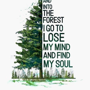 Into the Woods Self Care Cross Stitch Pattern