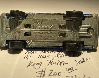 【期間限定！最安値挑戦】 Roof Blue/black 'kuda King Hotwheels 1970 HK Redline 30%+ ファイル・バインダー・ケース