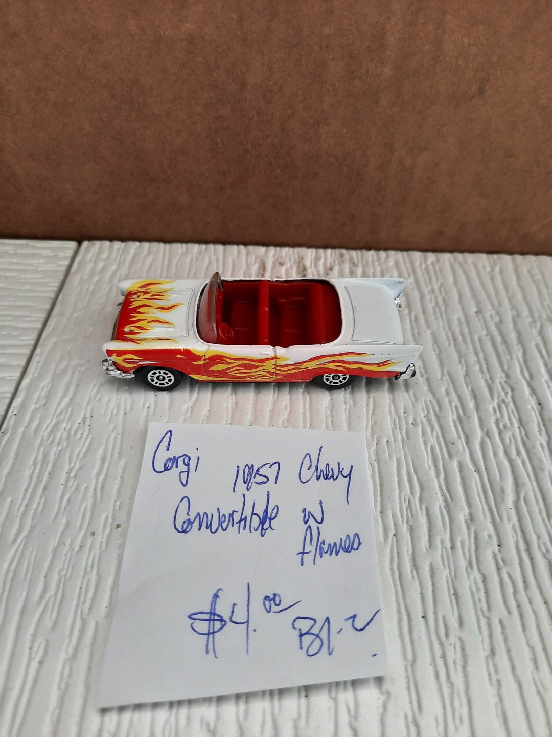 Corgi 1957 Chevy Convertible W/ Flames - Etsy
