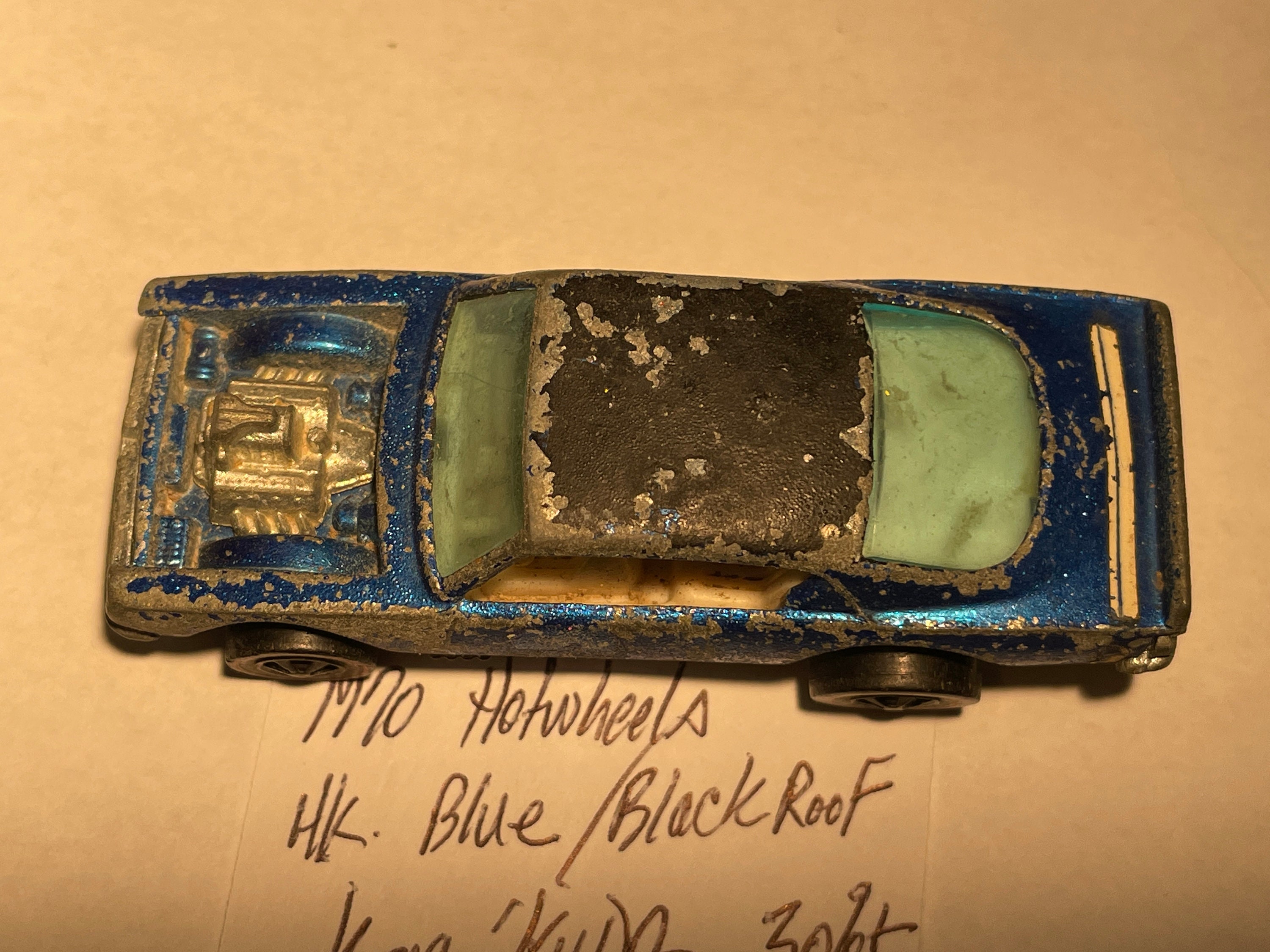 1970 Hotwheels King 'kuda Blue/black Roof HK 30%+ Redline 1970 Hotwheels King 'kuda Blue/black Roof HK 30%+ Redline