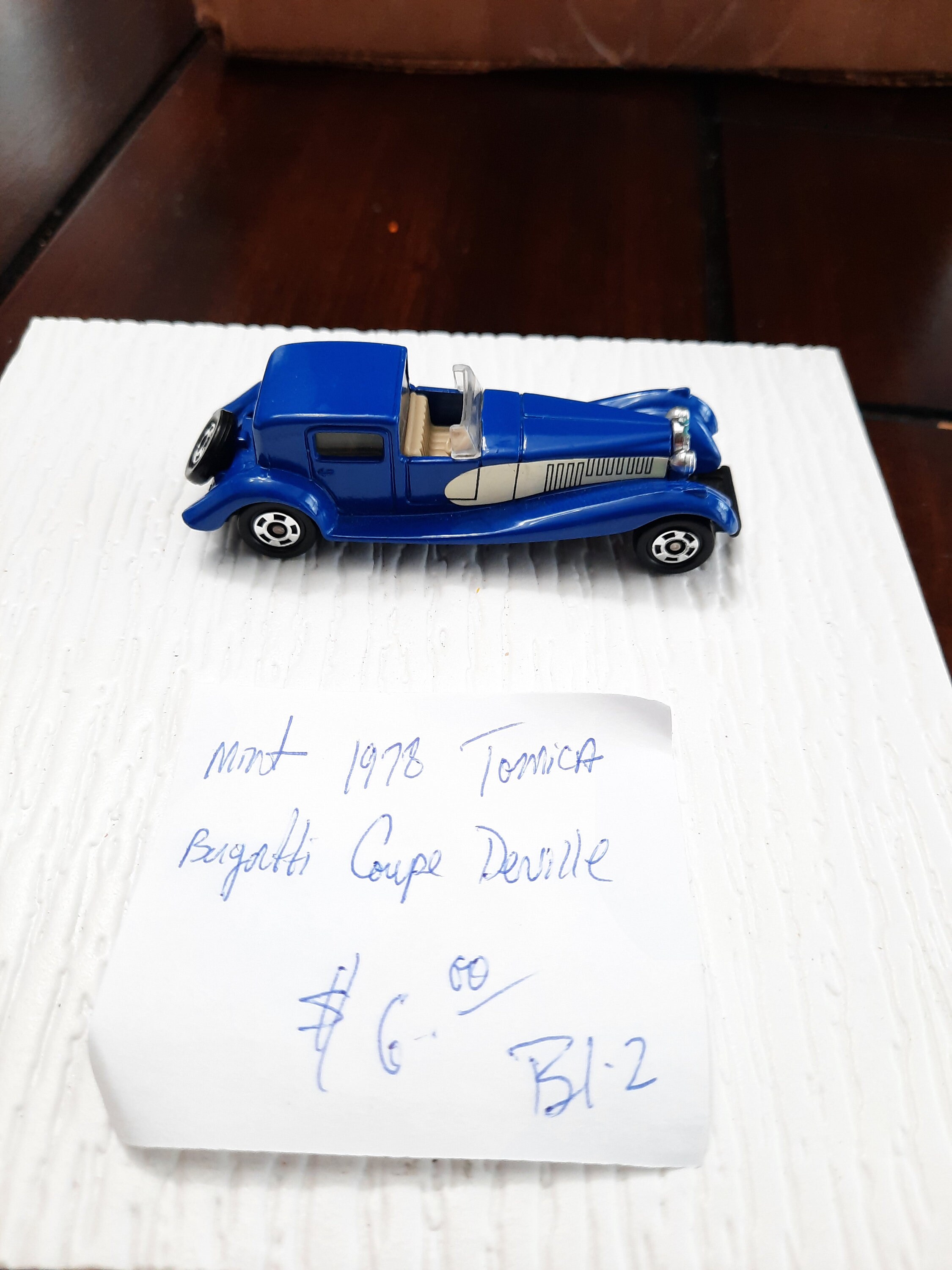 ミニカー TOMICA Bugatti Coupe de Ville 1/80 TOMICA Bugatti Coupe de Ville 1/80 - メルカリ