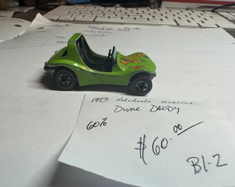 1973 Hot Wheels Redline Green Dune Daddy.  60%.  Cheap Canadian Dollars