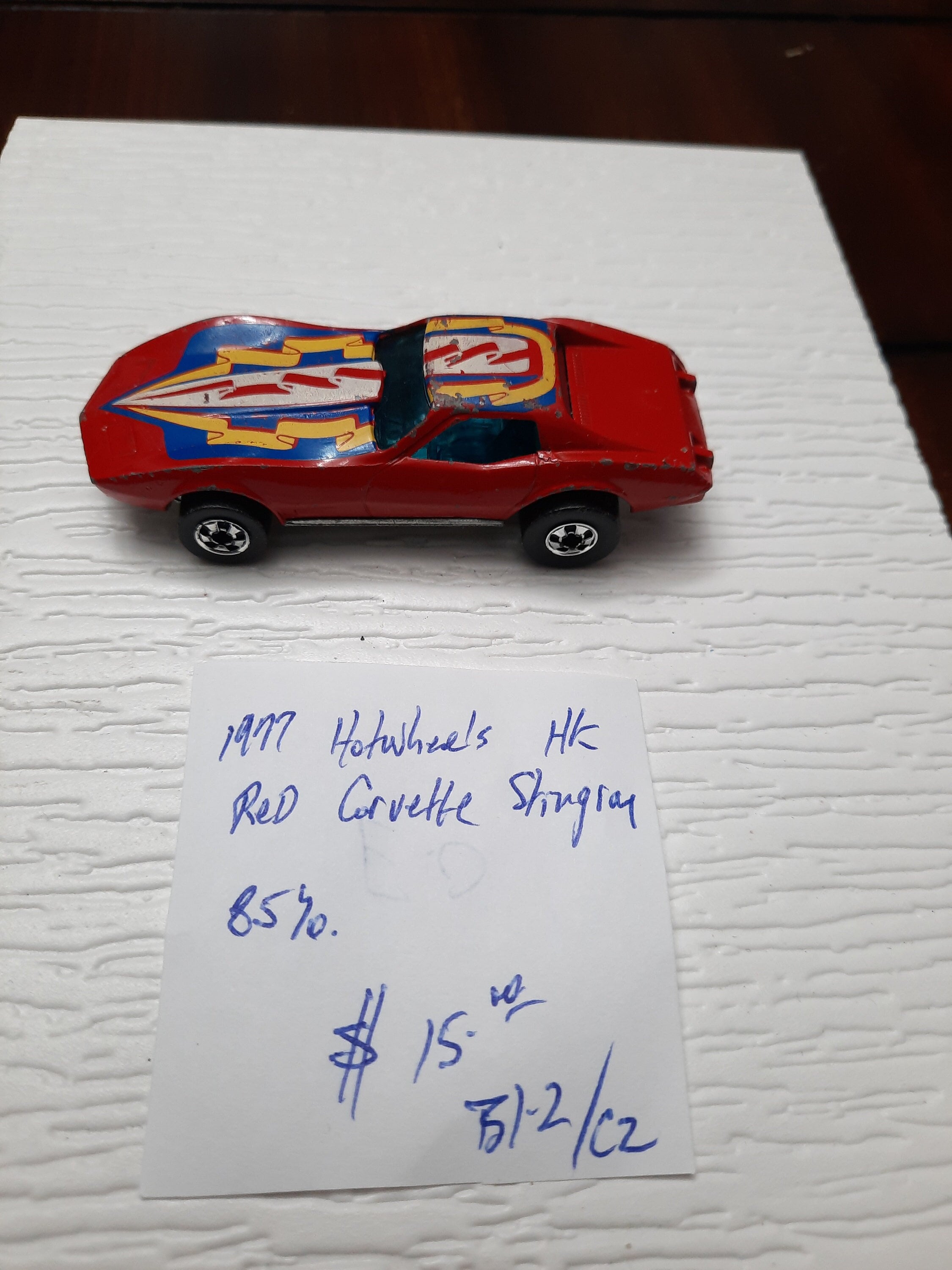 1977 Hot Wheels HK Red Corvette Stingray 85% - Etsy
