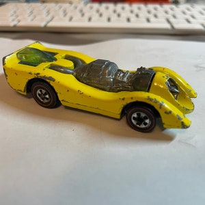 1973 Hot Wheels Redline Jet Threat 65%. Yellow. BLOW OUT! It Has