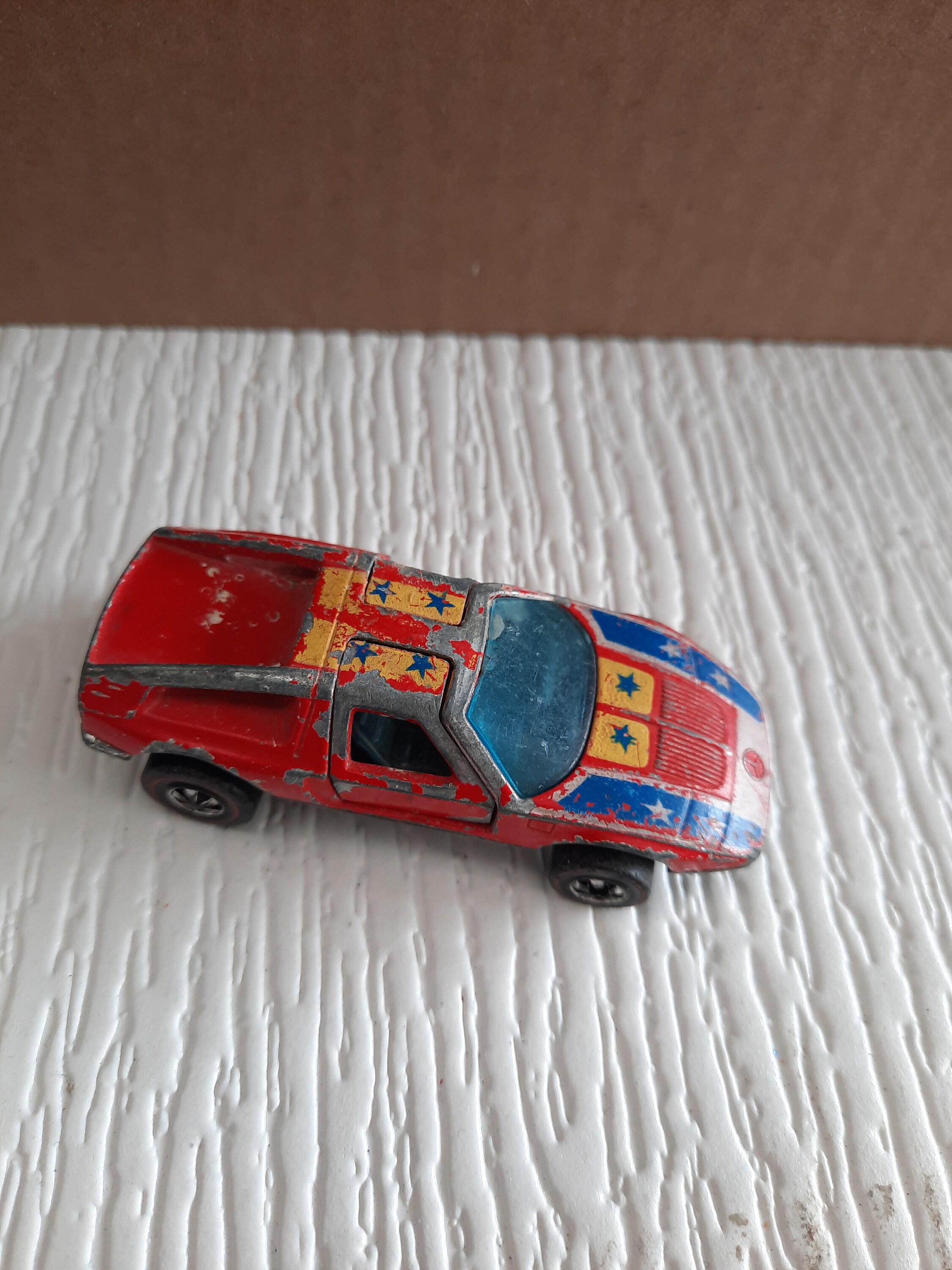 1976 Hot Wheels Redline PROTO TYPE! Chrome Base, Mercedes C