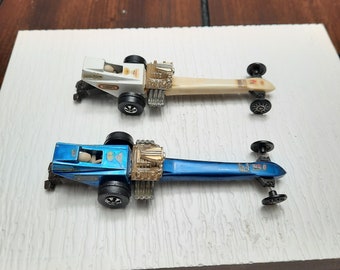 Ultra Rare 1971 Hot Wheels Mongoose + Snake Rail Dragsters 2