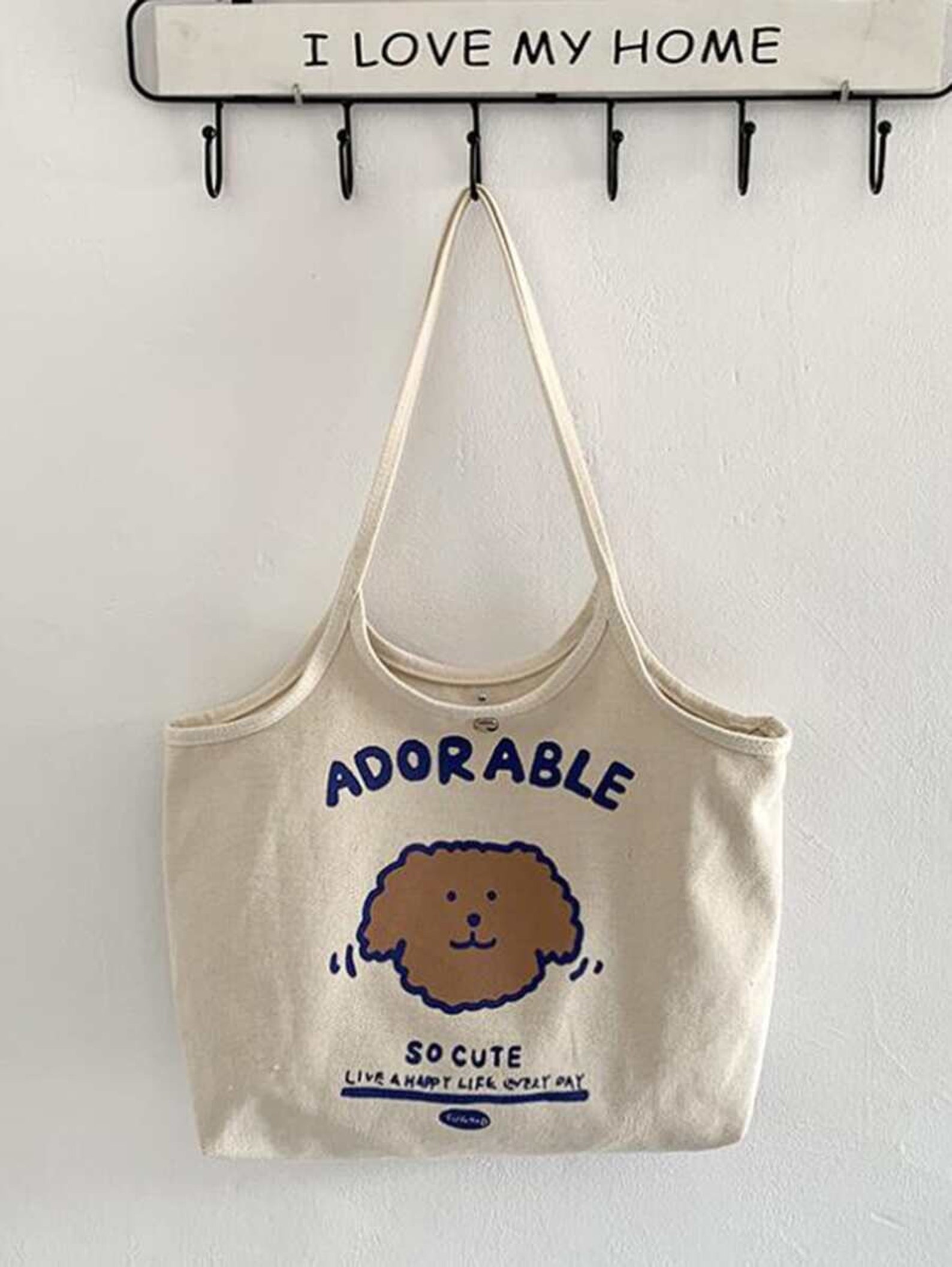 Aesthetic teddy bear tote bag | Etsy
