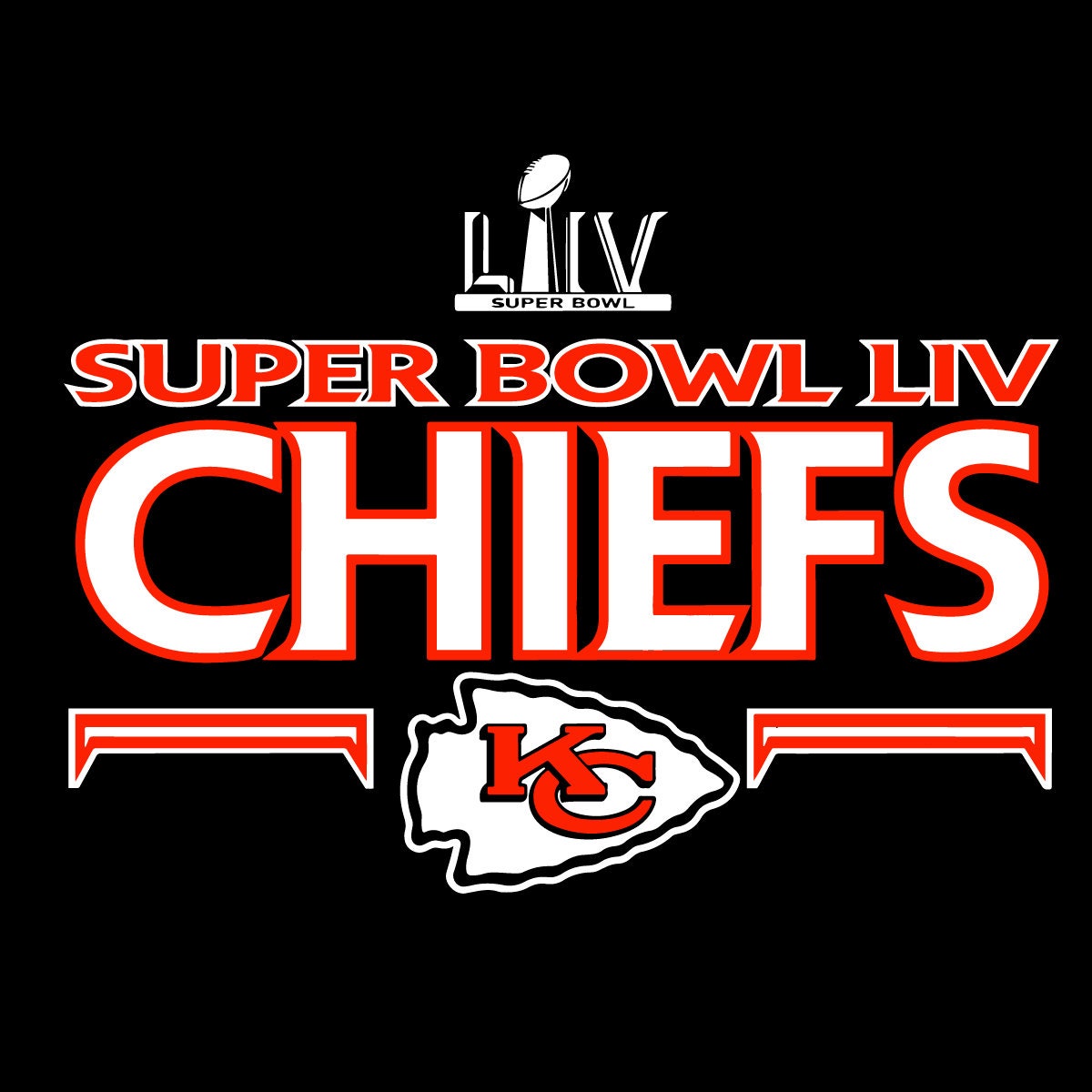 Super Bowl LIV Chiefs Svg Sport Svg Kansas City Chiefs Svg | Etsy