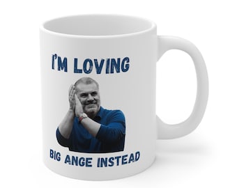 Tottenham Hotspur - Ange Postecoglou Funny Novelty Mug: A Laughter-Fueled Kick for Spurs Fans