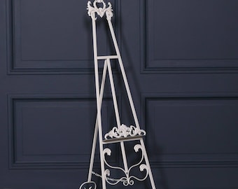 Cream metal easel 165CM EU DELIVERY