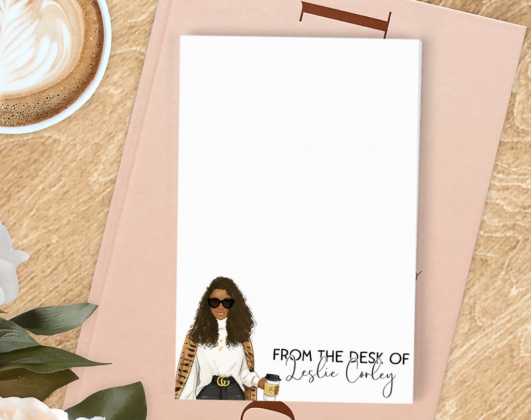 From the Desk of Personalized Notepad | Memo Pad | African American ...