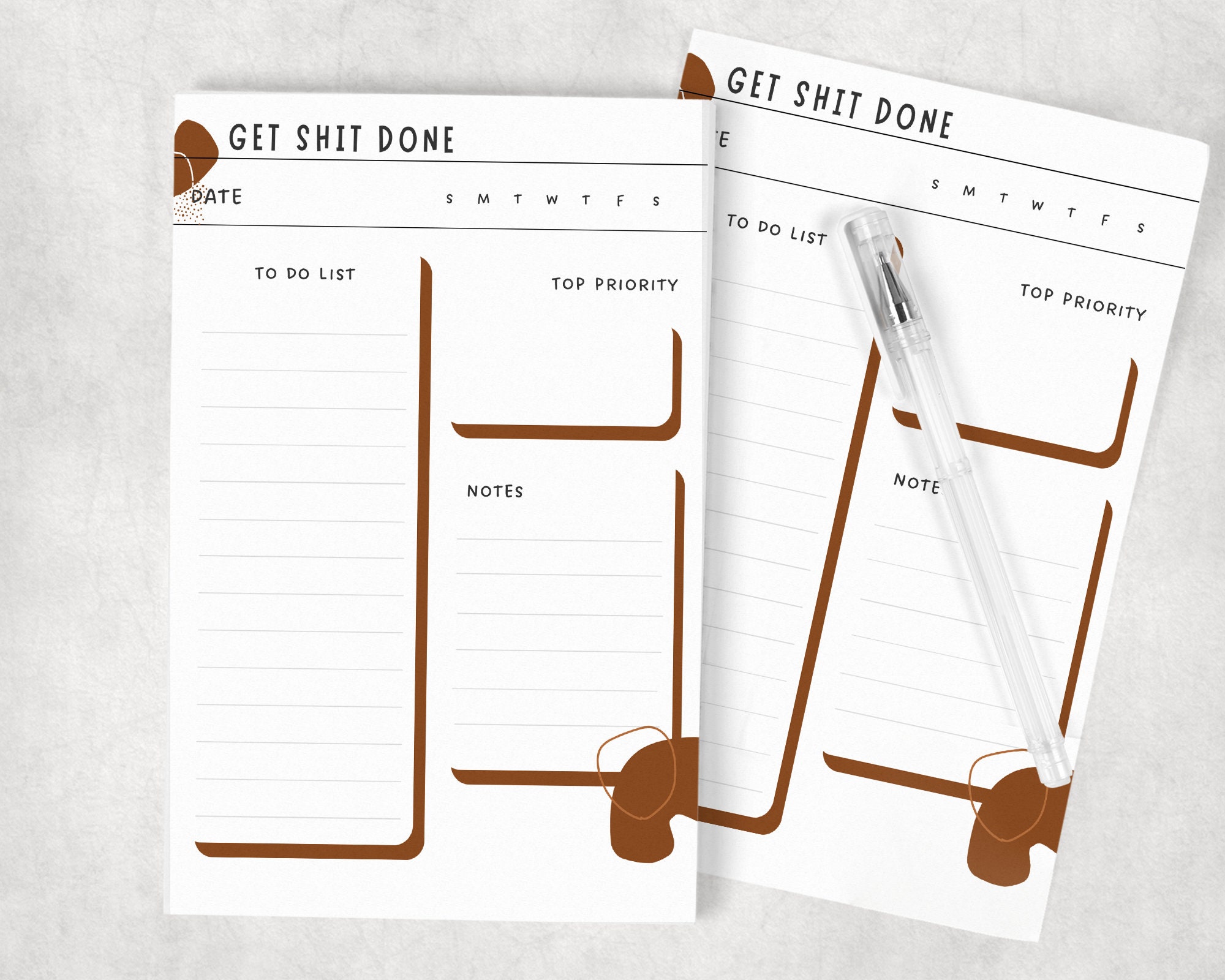 Get Sh*t Done to Do List Notepad | Memo Pad | Stationery | Woman Notes ...