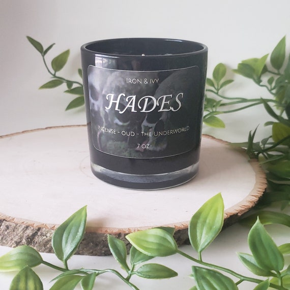Greek Mythology Inspired Candle Hades Etsy