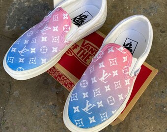 louis vuitton slip on vans