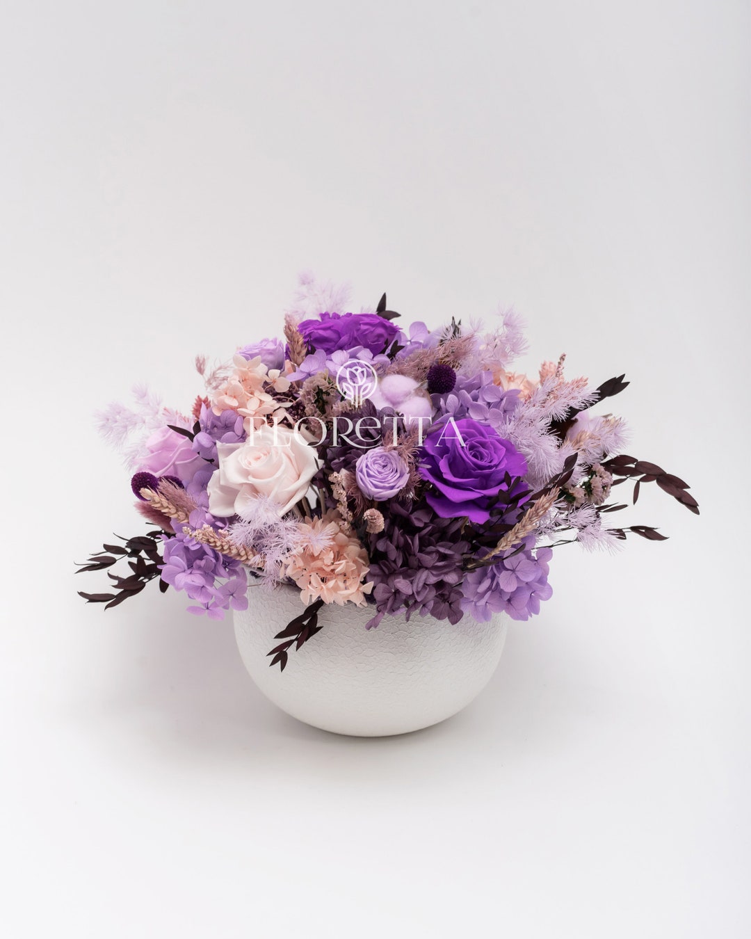 Handmade Bouquet,interior Composition,preserved Bouquet,florarium,glass ...