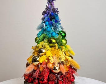 Christmas Decoration|Amazing Christmas Tree for Table|Stunning Handmade Table Decor|Multicolored tree|Surprise gift|Fireplace decoration