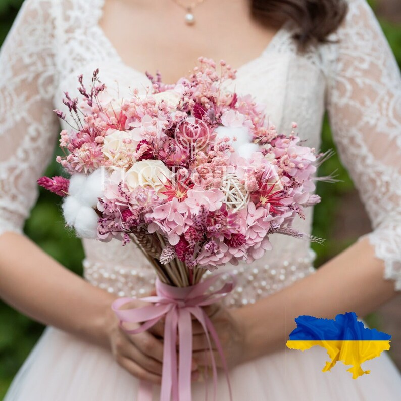 Flower bouquets, white pink wedding bouquet, rustic wedding, shops wedding flowers dusty pink bridesmaid bouquet