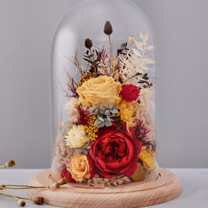 Beauty and the Beast in the Glass Dome - A Unique Holiday Gift for Her