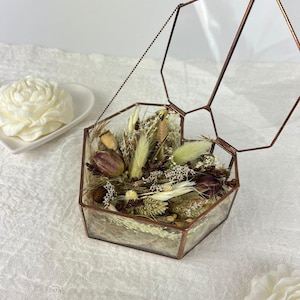 Heart Ring Box, Proposal Ring Box, Wedding Ring Box, Ring Box, Glass Ring Box, Geometric Heart Ring Box, Rustic Ring Box