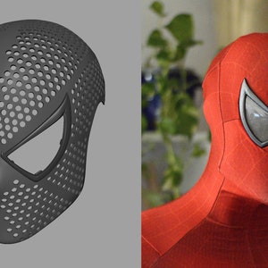 Raimi Spider-Man Accurate Faceshell and Lenses 3D Model (Digital File)