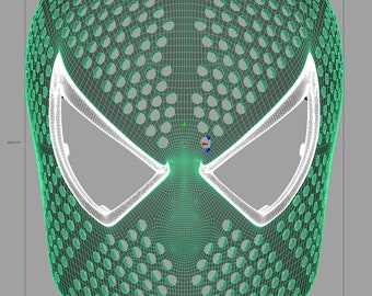 Raimi Spider-Man Accurate Faceshell and Lenses 3D Model (Digital File)