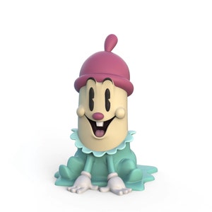 The Cuphead Show - Baby Bottle 3D Model (Digital File)