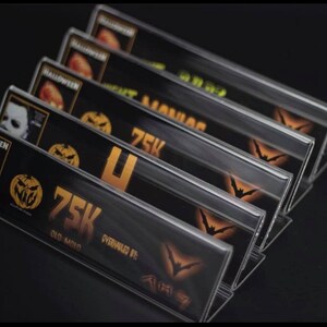 Custom Horror Mask Name Plates