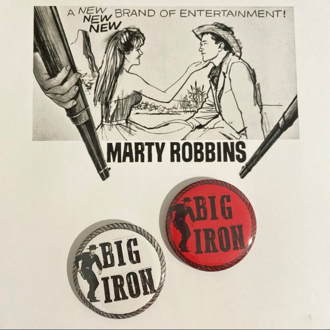 Marty Robbins Big Iron | Etsy