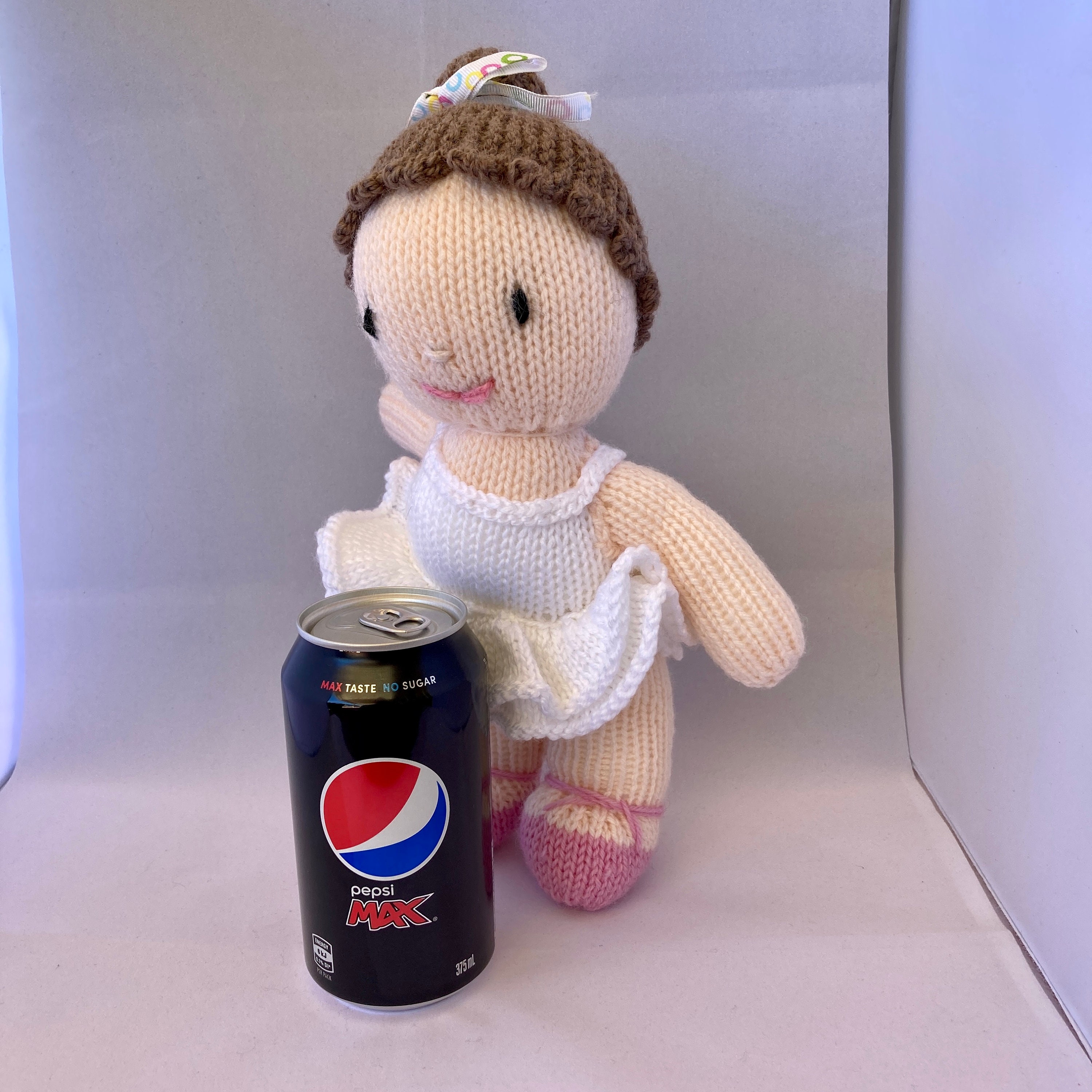 Handmade Knitted Ballerina Doll Etsy